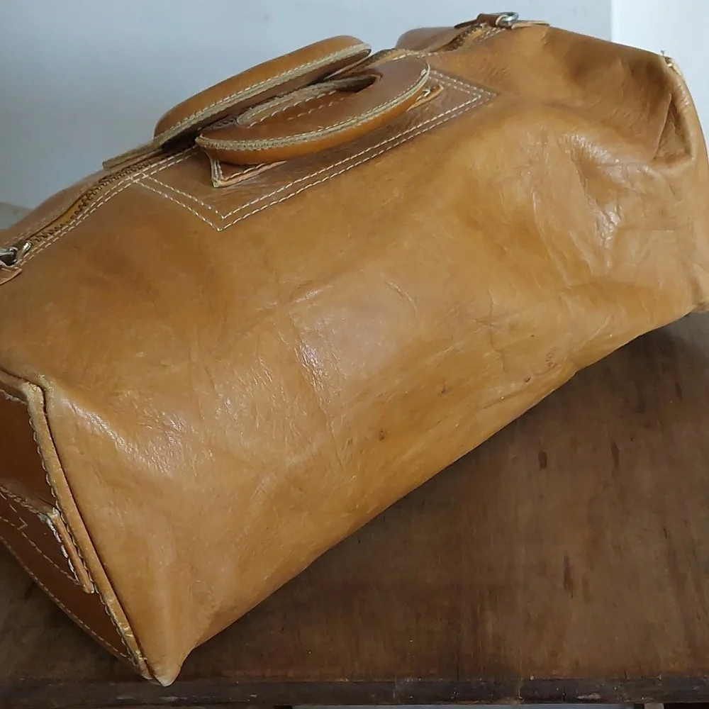 Vintage Suede Leather Carriel Yidi Zipper Camera Bag/Satchel *FINAL PRICE* ♡♡ - Picture 3 of 16